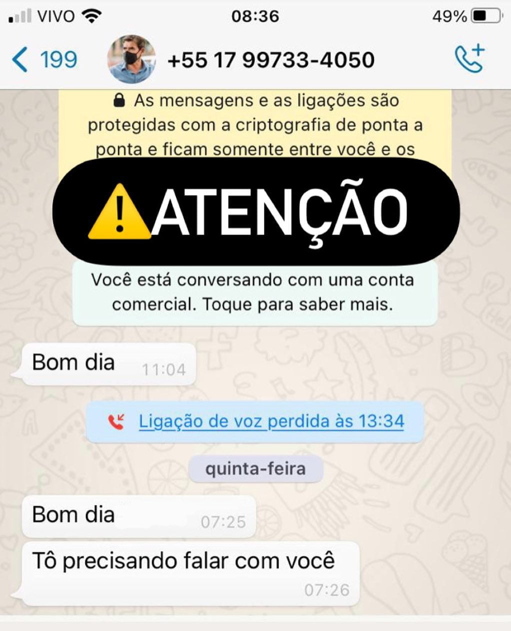 Perfil falso se passa por prefeito de Ribeirão Preto no whatsapp
