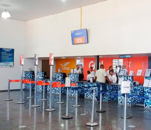 GOL abre nova estrutura de atendimento no aeroporto de Araçatuba