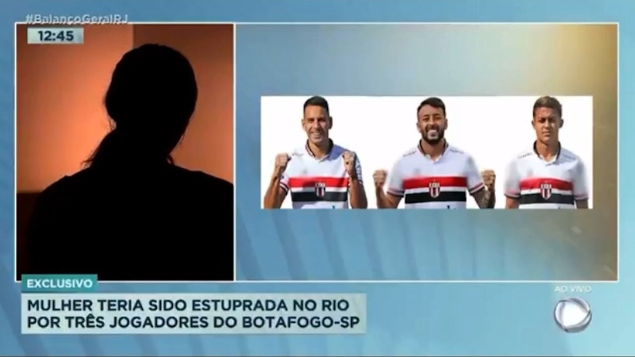 V&iacute;deo| Mulher que acusa jogadores do Botafogo de estupro faz declara&ccedil;&atilde;o em  v&iacute;deo